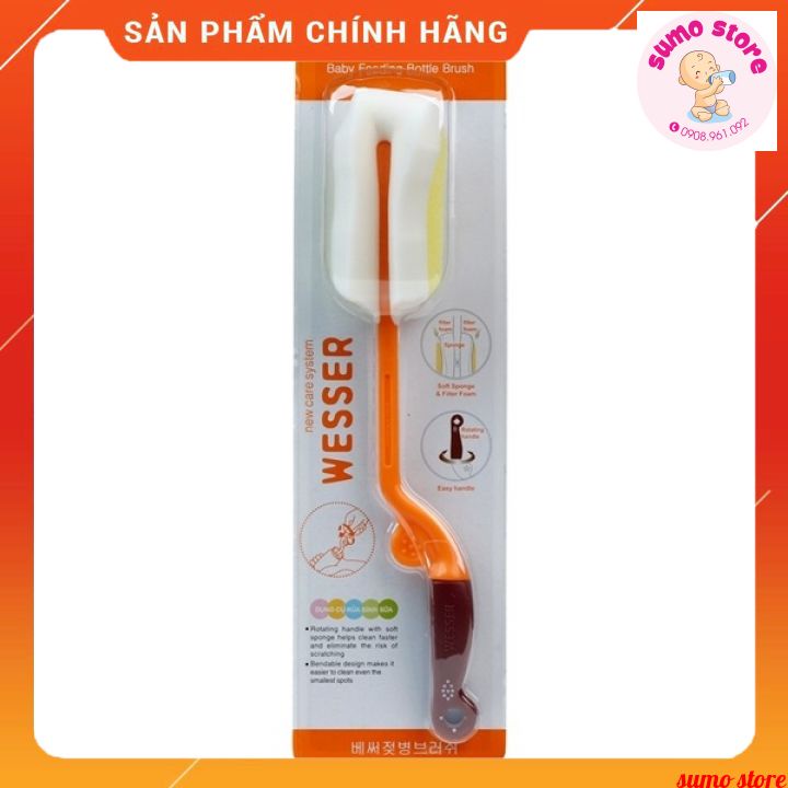 Cọ rửa bình sữa Wesser