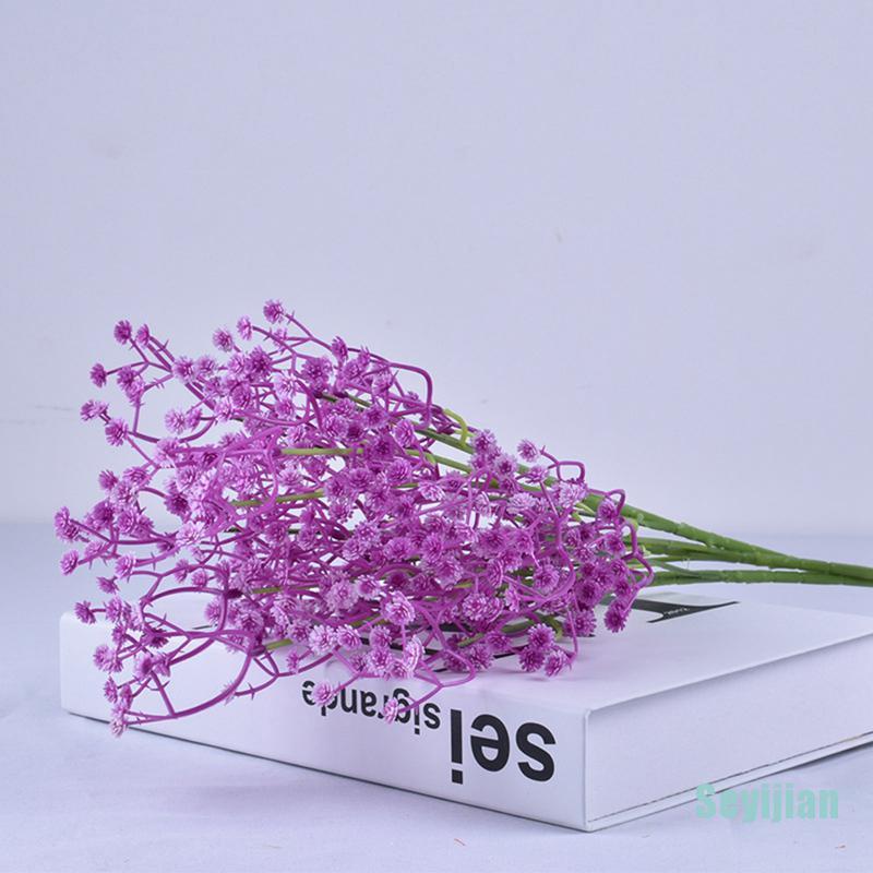 Hoa gypsophila giả bằng lụa trang trí nhà cửa tiện dụng