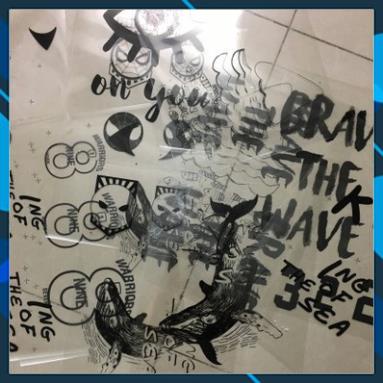 Mực In Film Chế Bản - Chụp Bản Lụa Toàn Đen Chuyên Dùng cho Máy In Phun Epson - Chai 100ml