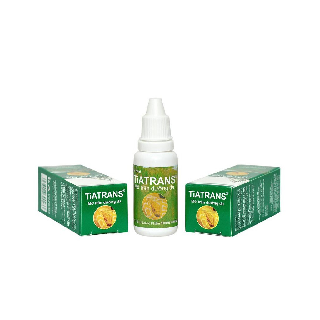 Mỡ Trăn Nguyên Chất Kết Hợp Vitamin E Nuôi Dưỡng Da Mềm Mịn Sau Khi Triệt Lông TiATRANS 20ml