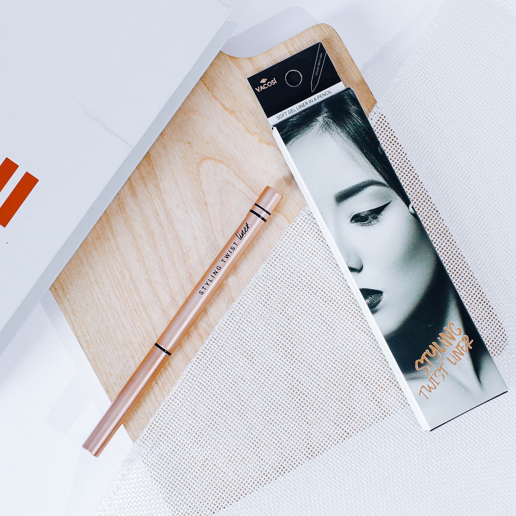 Chì vặn kẻ mắt dạng gel không trôi  Vacosi Styling Twist Liner 5ml màu đen Hàn Quốc | BigBuy360 - bigbuy360.vn