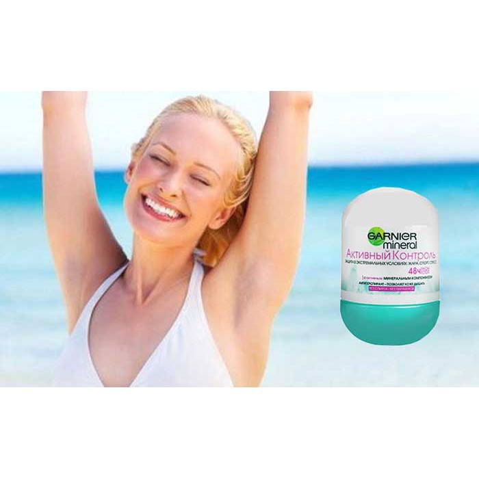 [𝐓𝐚̣̆𝐧𝐠 𝐦𝐚́𝐲 𝐦𝐚𝐬𝐬𝐚𝐠𝐞𝐫 𝐦𝐚̣̆𝐭] Lăn khử mùi diệt khuẩn Garnier Mineral Invisible 48h, không ố vàng áo, cam kết hết hôi nách | BigBuy360 - bigbuy360.vn