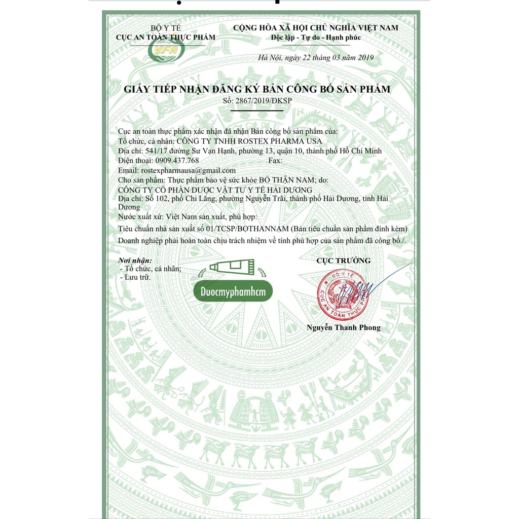 Viên uống tăng cường sinh lý nam Bổ Thận Nam - Hộp 30 viên thành phần 20 loại thảo dược, chống xuất tinh sớm