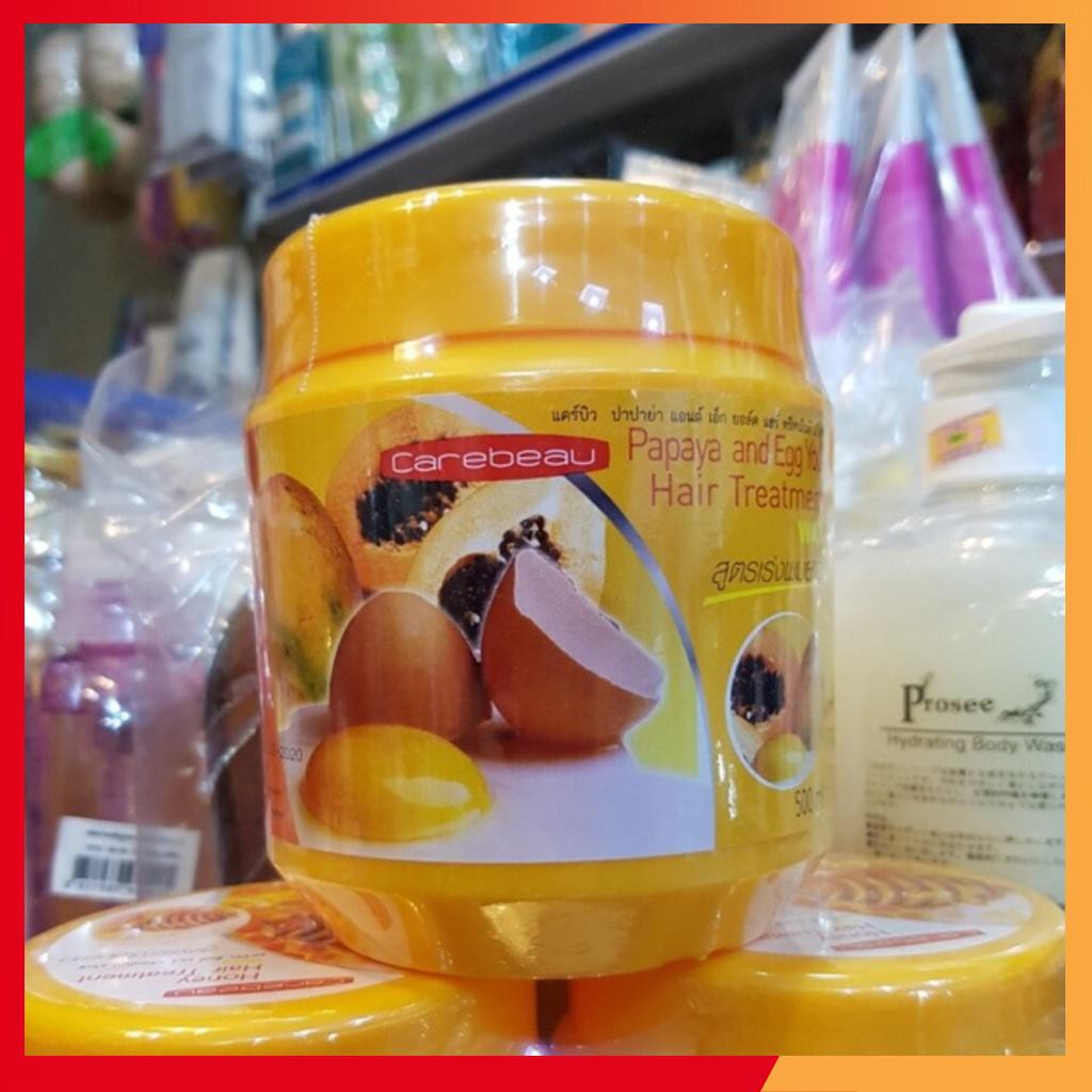 Kemur trứng đu đủ làm cho tóc gẫy rụng hư tổn trở lên mềm mượt gữi cho tóc có độ ẩm cao