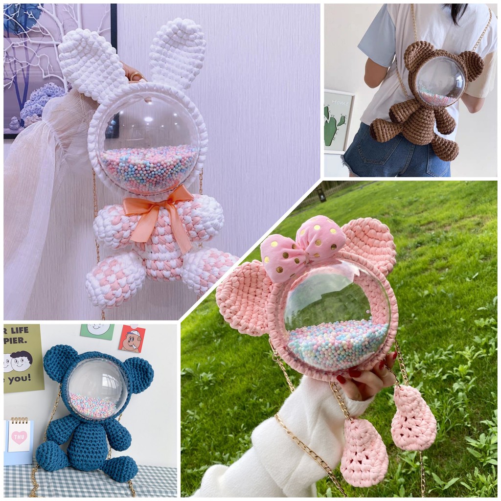 Sợi vải trơn TQ 100gr - Chuyên móc thảm, túi xách, giỏ