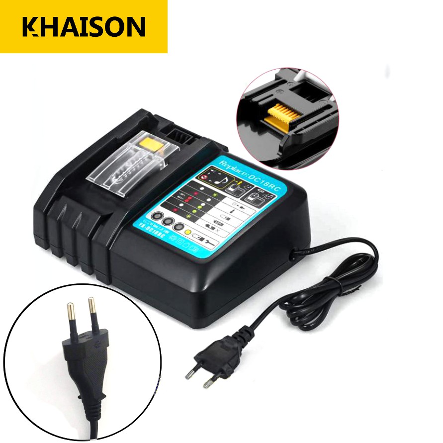 Đế sạc pin Li-Ion nhanh Makita 14.4-18V DC18RC 2A