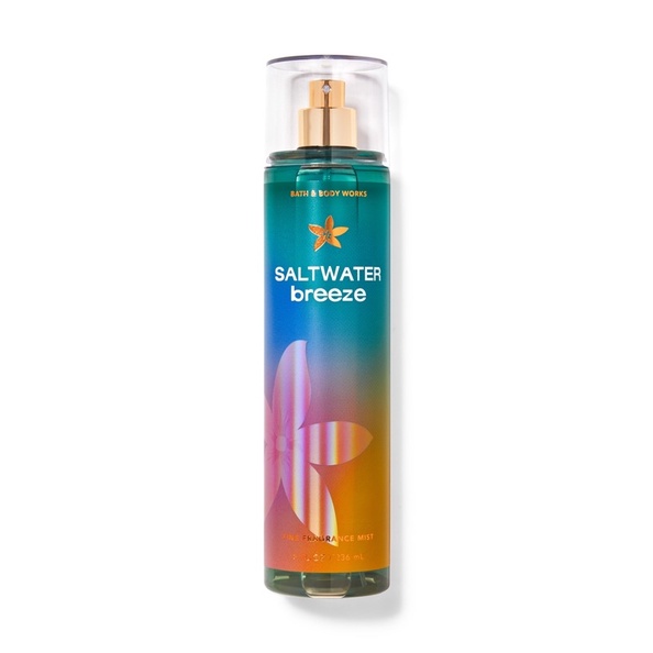 Xịt thơm lưu hương toàn thân Bath and Body Works - Saltwater Breeze 236ml