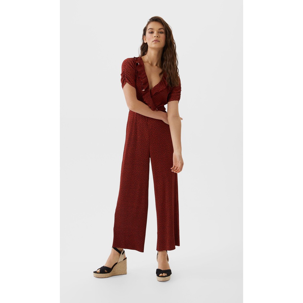 Jumsuit dài Stradivarius xuất xịn có sẵn