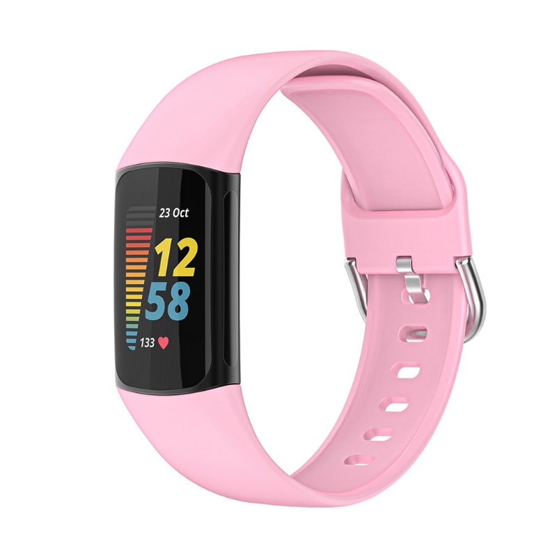 Dây đeo silicon chống mồ hôi cho đồng hồ thông minh Fitbit-Charge 5