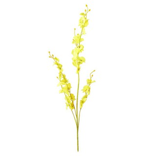 Nhánh Hoa Lan Vũ Nữ, hoa lụa giả hàng nhập cao cấp (Dài 115cm, 7 nhánh)