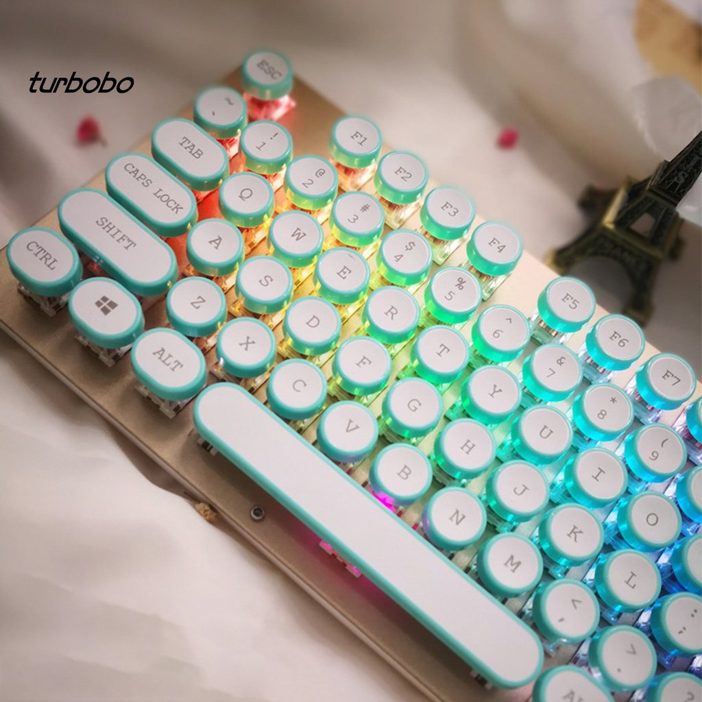 Set 104 Nút Bàn Phím Máy Tính Hình Tròn Chống Mòn Tiện Dụng