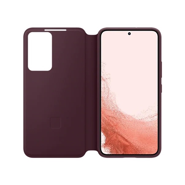 Bao Da Samsung Galaxy S22 Ultra Smart Clear View Cover  - Hàng Chính Hãng