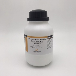 Hóa chất magnesium chloride hexahydrate cas 7791-18-6 mgcl2.6h2o tinh khiết chai 500g