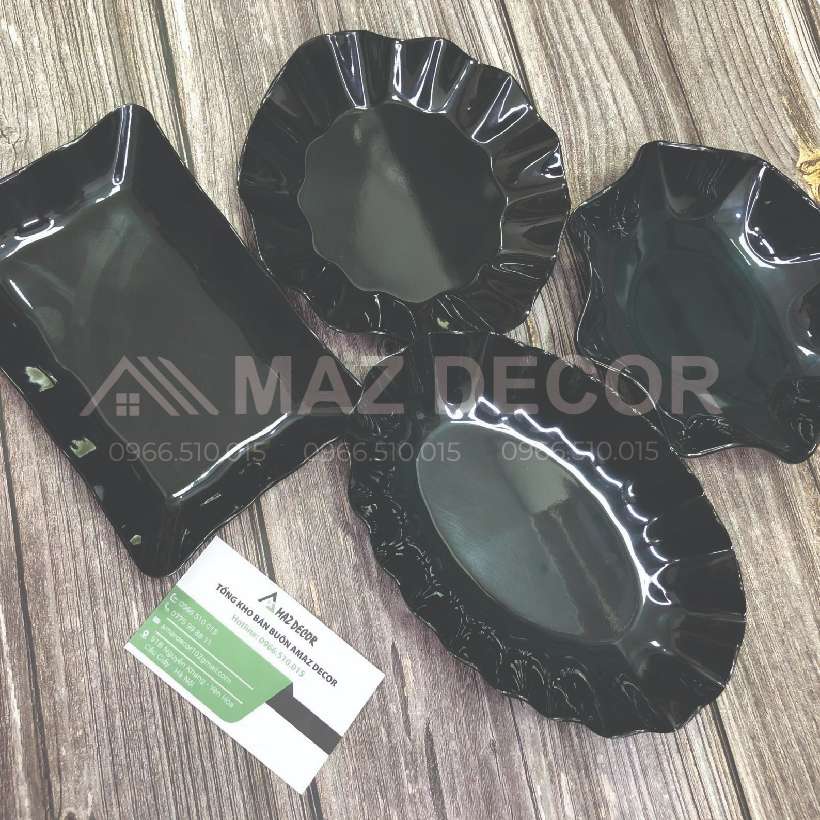 SALE GIÁ SỈ TẠI XƯỞNG Đĩa để đựng hạt hướng dương đồ chiên rán bằng nhựa phíp đẹp dày dặn Sài Gòn