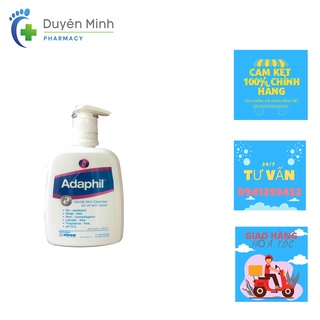 SỮA RỬA MẶT DỊU NHẸ ADAPHIL LÀNH TÍNH CHAI 500ml