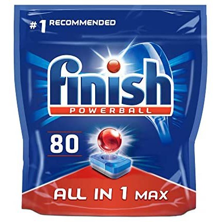 Viên rửa bát Finish All in one Max 100 viên, 80 viên