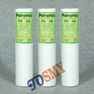 Bộ 3 lõi lọc nước số 1 dùng cho máy lọc nước RO hoặc lọc thô 10 inch (PP 5 micron)
