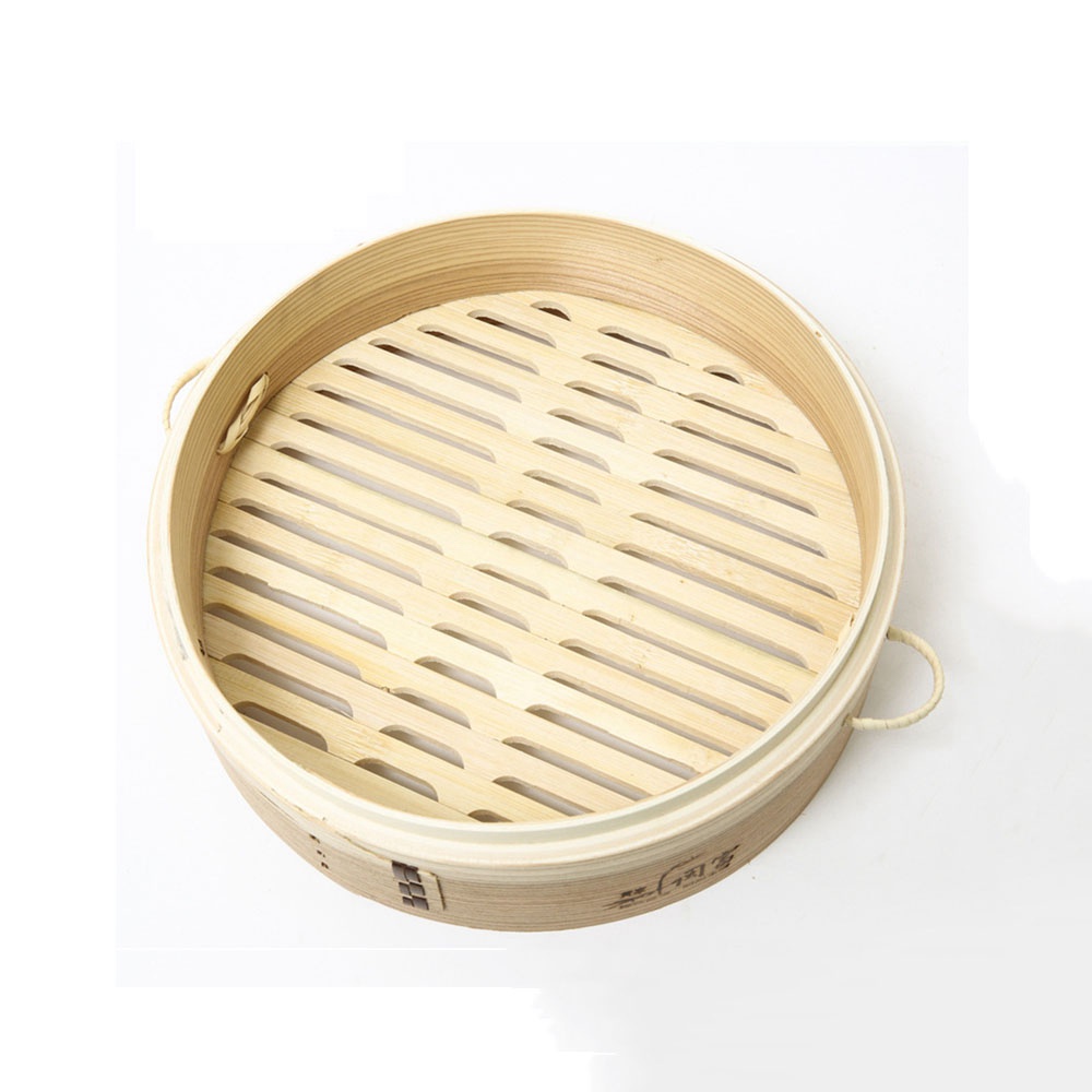 Vỏ Bọc Nồi Hấp 15 / 20 / 25 / 30 cm Bằng Gỗ Tre Chống Bỏng Có Tay Cầm Tiện Dụng Cho Nhà Bếp