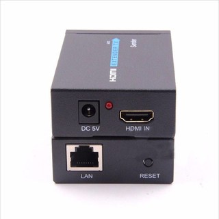 [SALE 10%] Bộ khuếch đại, nối dài HDMI Extender 60m bằng dây mạng lan