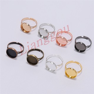 Set 10 Nhẫn Trơn Có Thể Điều Chỉnh Kích Cỡ Từ 10-25mm