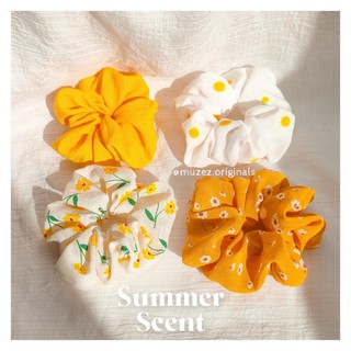 Summer Scent - set 4 chiếc dây buộc tóc scrunchies xinh xắn