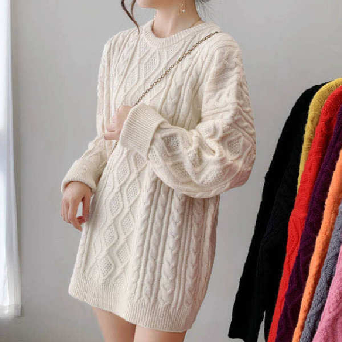 Áo Len Dày Dặn Ấm Áp Phong Cách Hàn Quốc Thời Trang Nữ 11.11