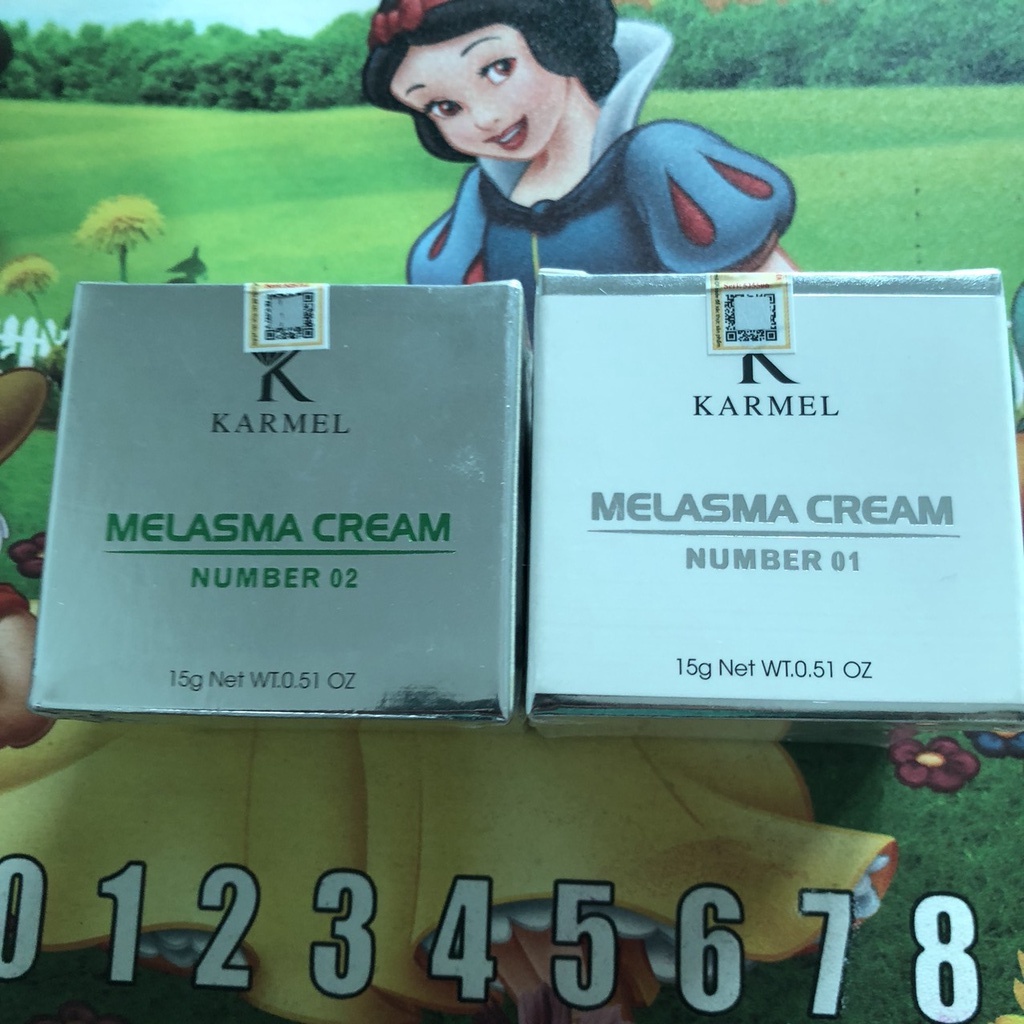 Kem Nám Melasma Cream 1 và 2 dành cho da yếu KARMEL
