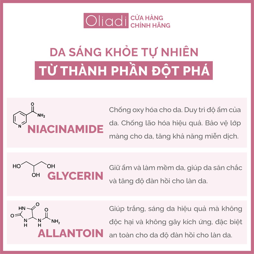 [Hàng Chính Hãng] - Kem Body Oliadi Dưỡng Trắng Toàn Thân Với Công Nghệ Hạt Nano Phân Tử 200ml