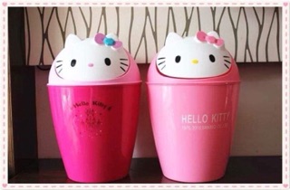 THÙNG RÁC HELLO KITTY