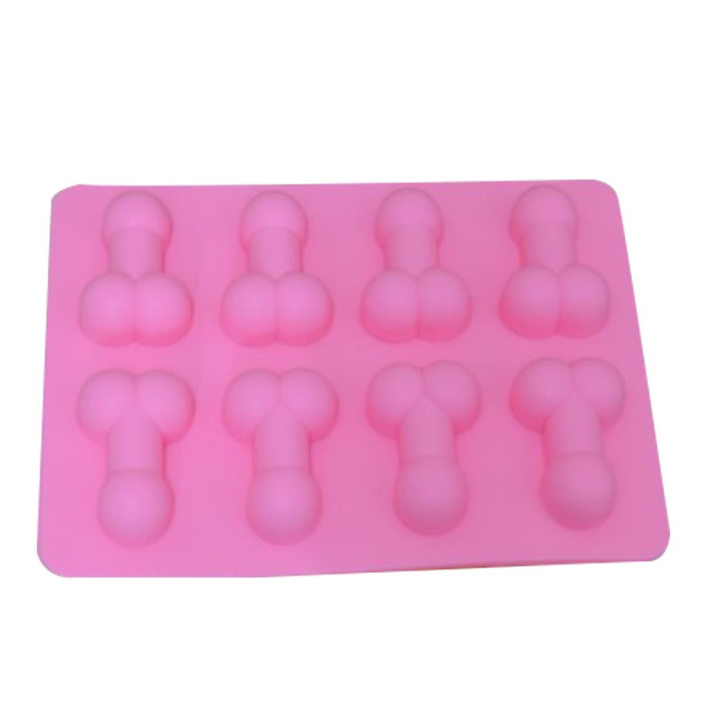 Khuôn Silicone 8 Ngăn Làm Bánh Kẹo DIY Tiện Dụng