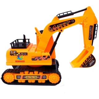 Xe cẩu múc đồ chơi chạy đà xoay 360 độ