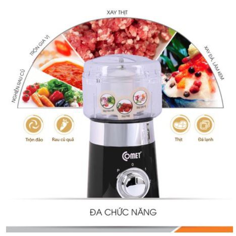 Máy xay ép đa năng cao cấp Comet - CM9998 - Hàng chính hãng (Bảo hành 12 tháng)