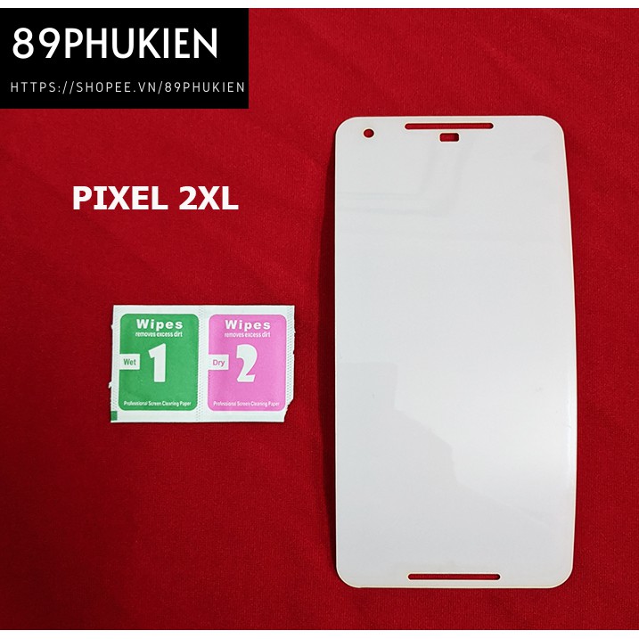 Miếng film dán PPF loại xịn phủ full 99% lưng viền Pixel 2XL hai mặt