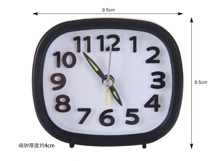 Đồng Hồ Báo Thức Đa Năng Hình Tròn Sáng Tạo