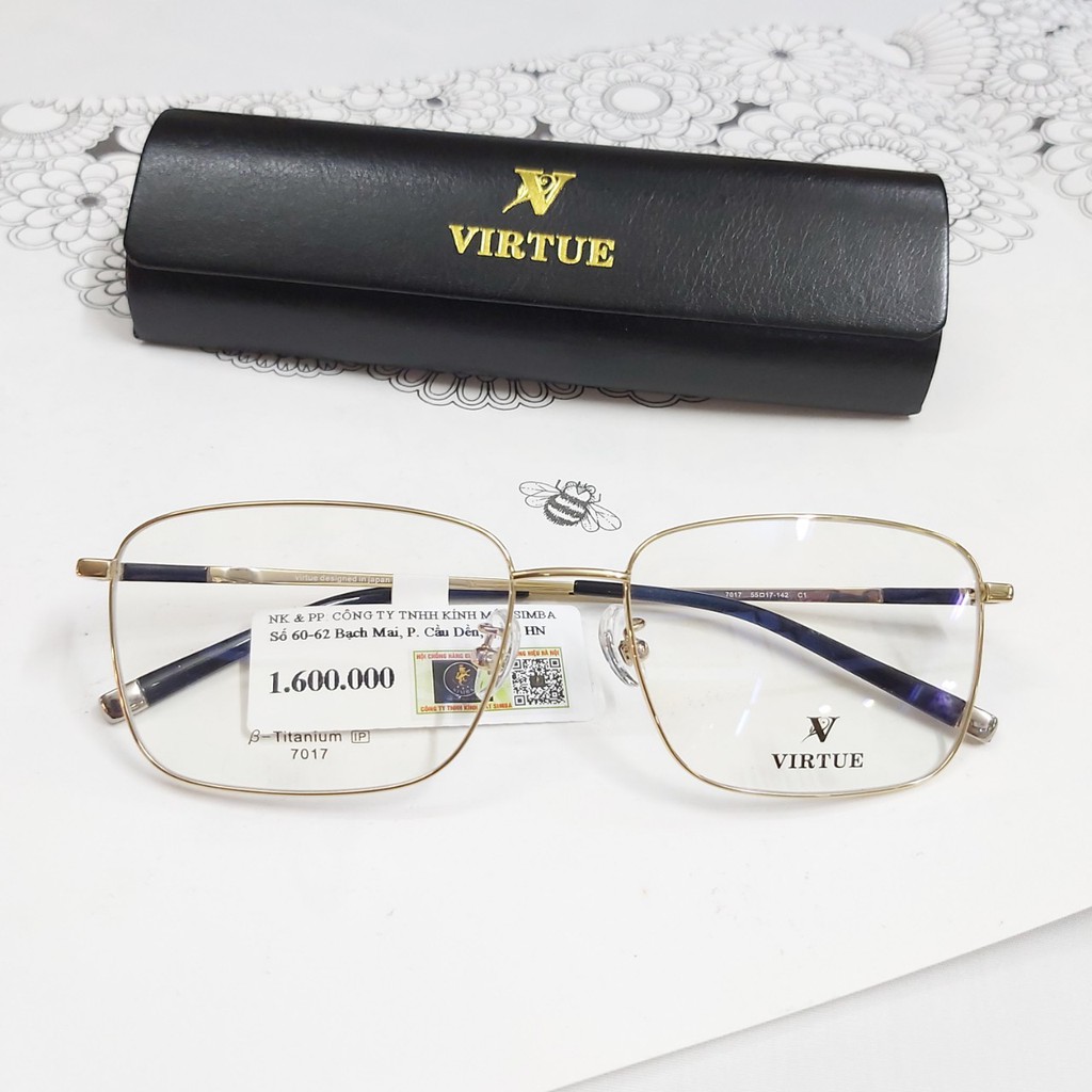 Gọng kính Nhật VIRTUE Titanium