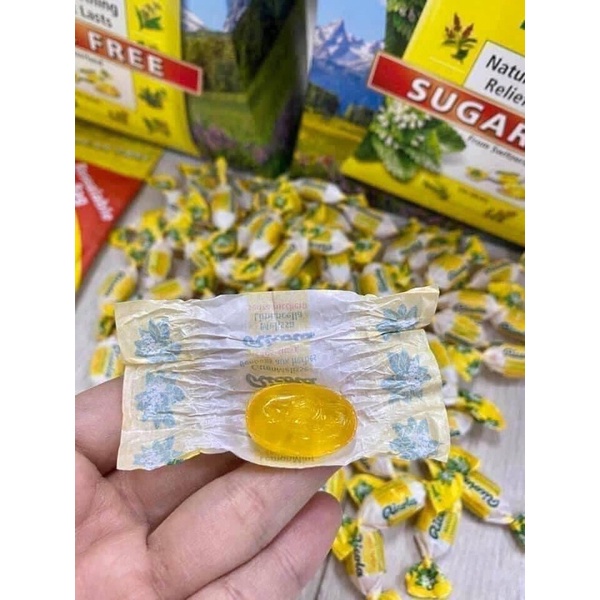 Kẹo Ricola ngậm ho Original herbs nhập Mỹ
