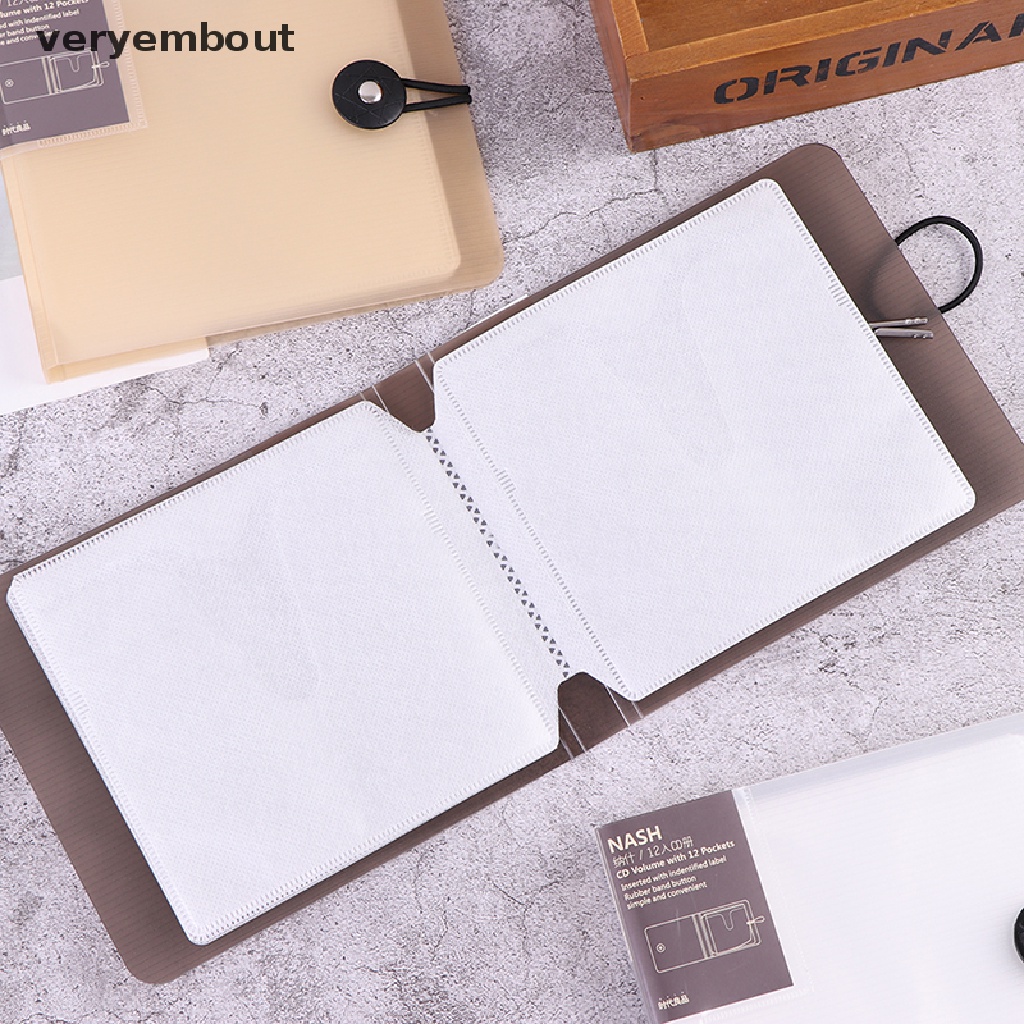 Túi đựng đĩa CD DVD thiết kế 12 ngăn tiện dụng