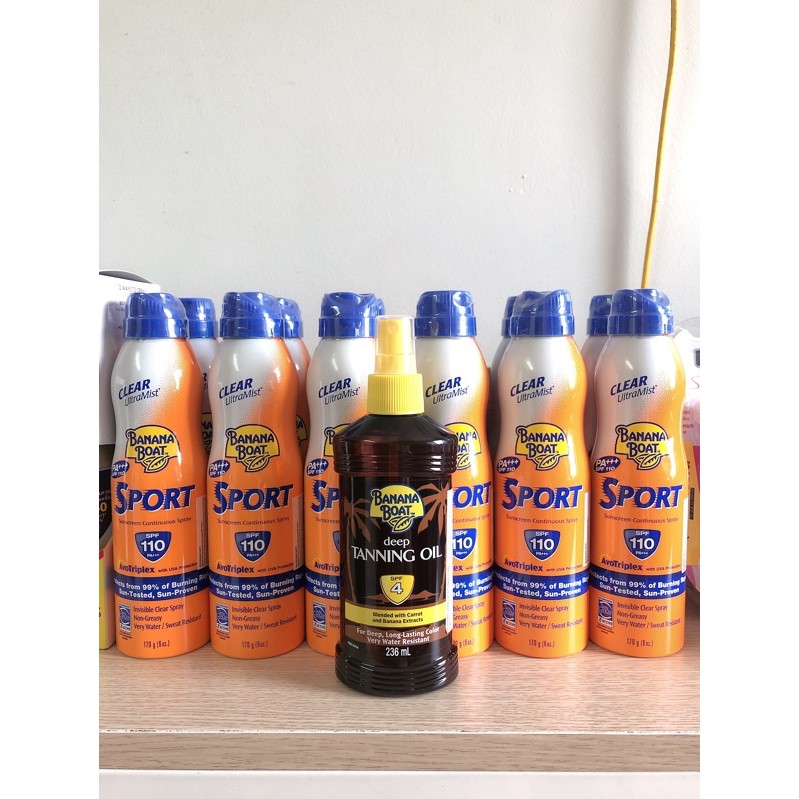 - Dầu phơi nắng Banana Boat Deep Tanning Oil SPF4 - SPF 15  - Hàng chính hãng DKSH Việt Nam