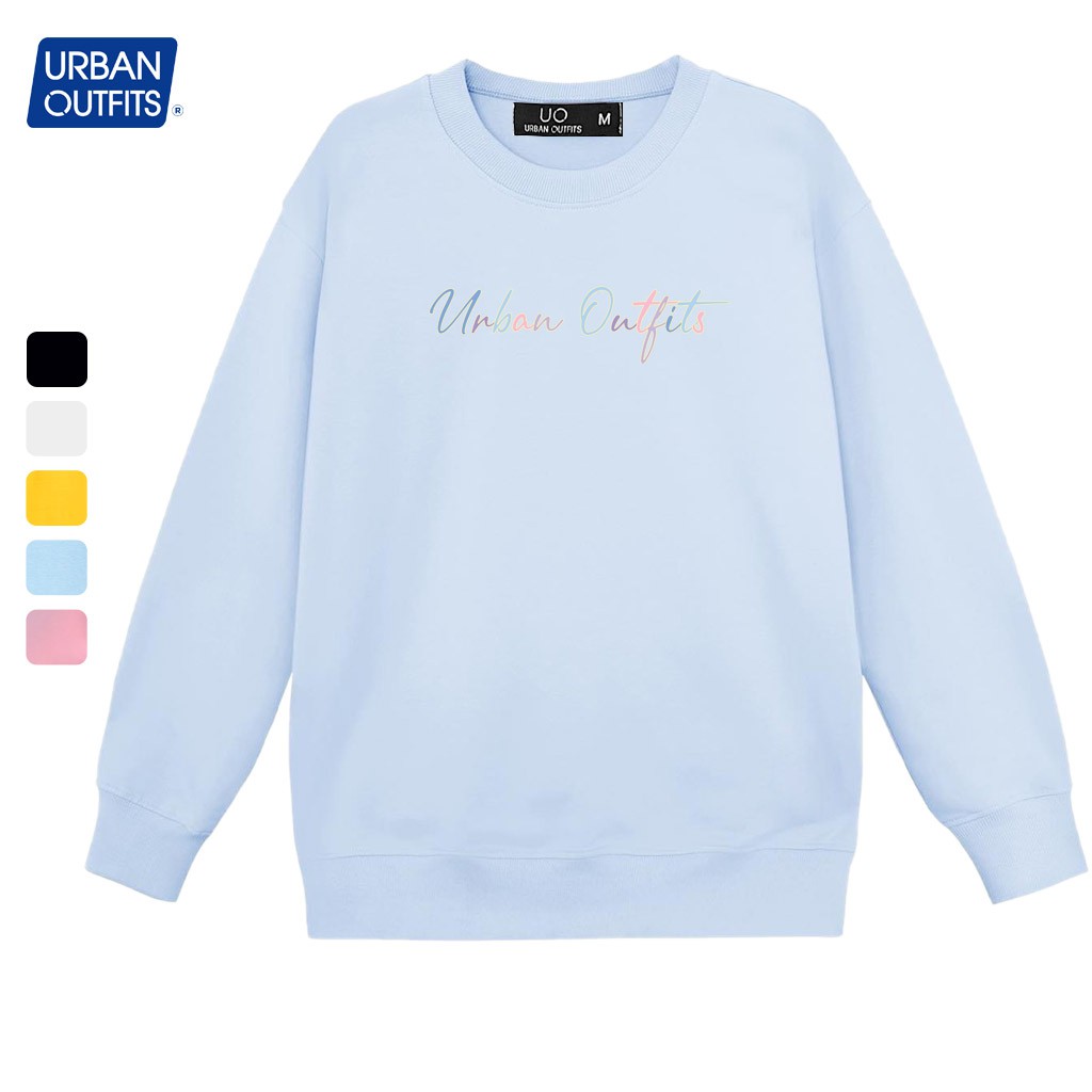 Áo Sweater Form Rộng Nữ Nam URBAN OUTFITS In UO Discover SWO34 Thun Cotton Nỉ 4 Chiều Local Brand
