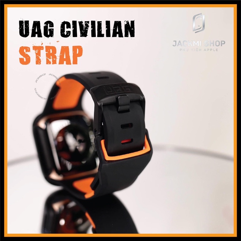 [HÀNG CHÍNH HÃNG] Dây SIlicone UAG Civilian cho Apple Watch series 7/6/5/4/3/2/1