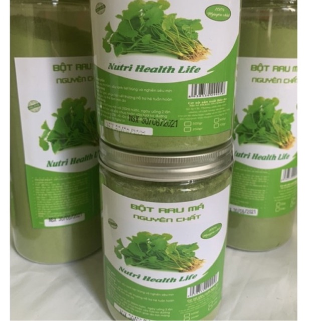 Bột rau má nguyên chất hộp 250g