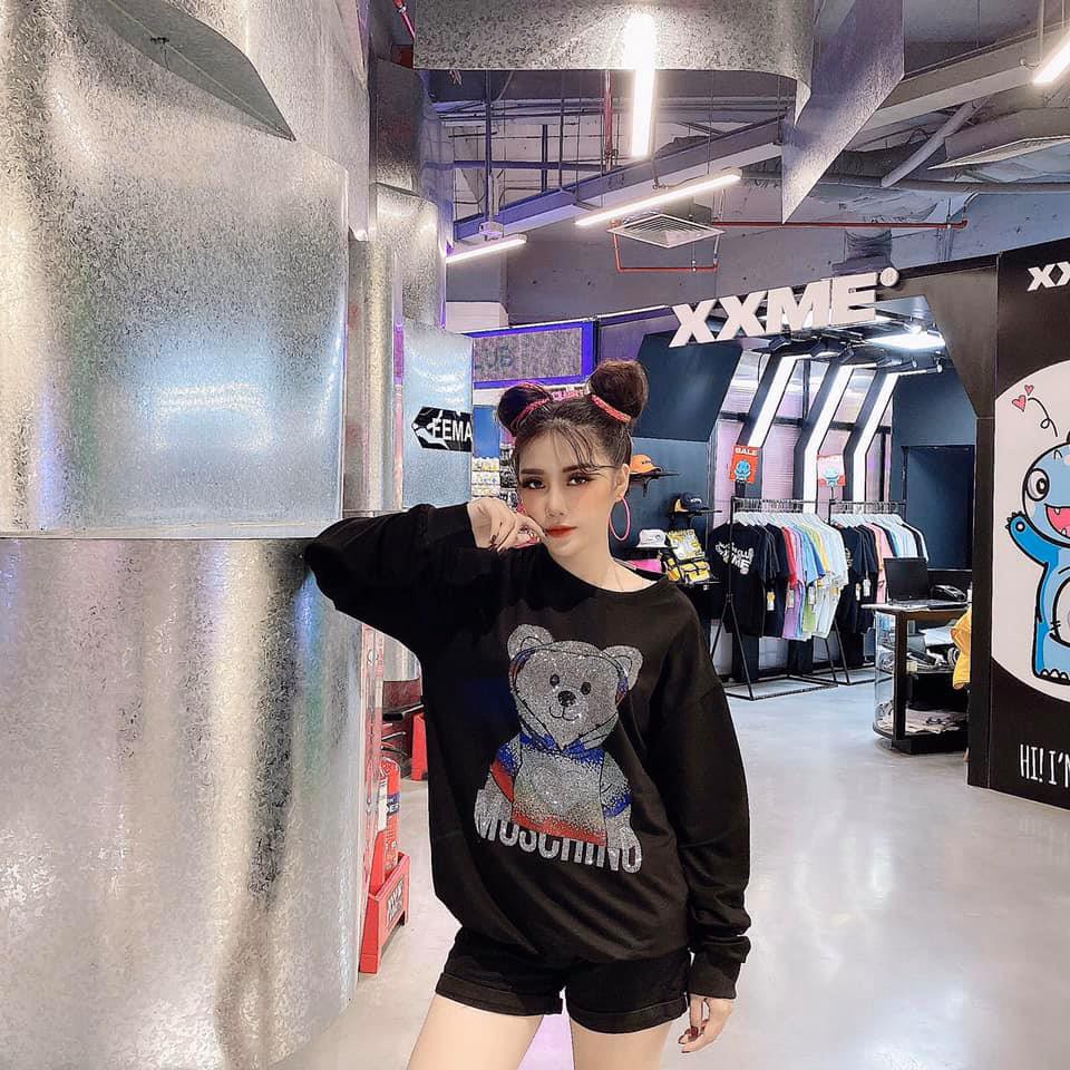 Áo nỉ đá MOSCHINO