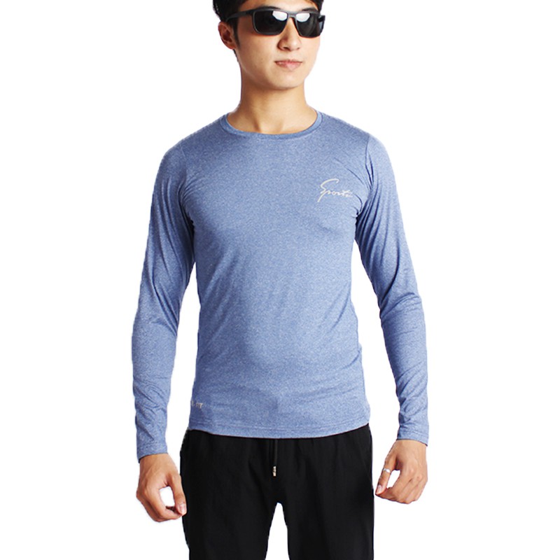 Áo thun giữ nhiệt nam dài tay cổ tròn body chất vải thun co dãn 4 chiều + Tặng kèm đôi tất nam 10k (Thiện Nguyên shop) | BigBuy360 - bigbuy360.vn