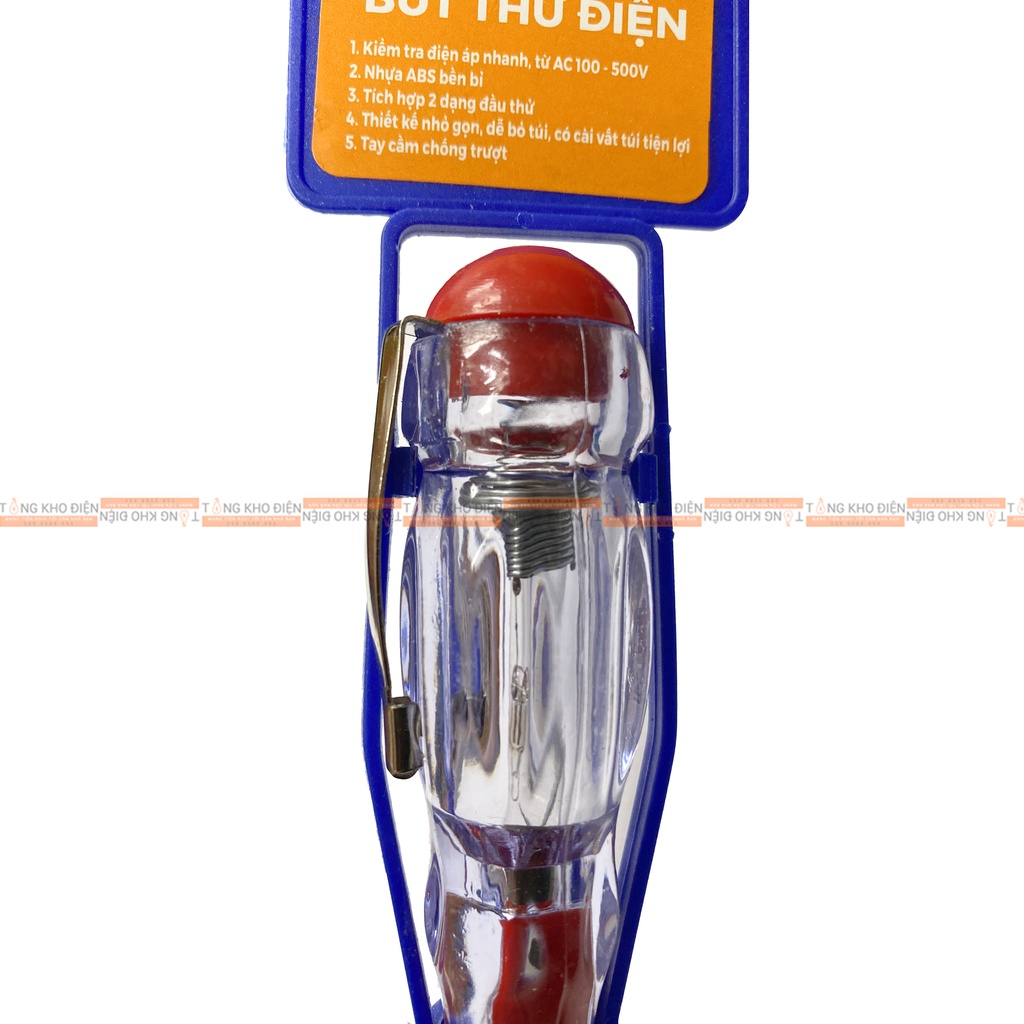 Bút thử điện Nanoco NEP150 nhựa ABS, tay cầm chống trượt [CHÍNH HÃNG]