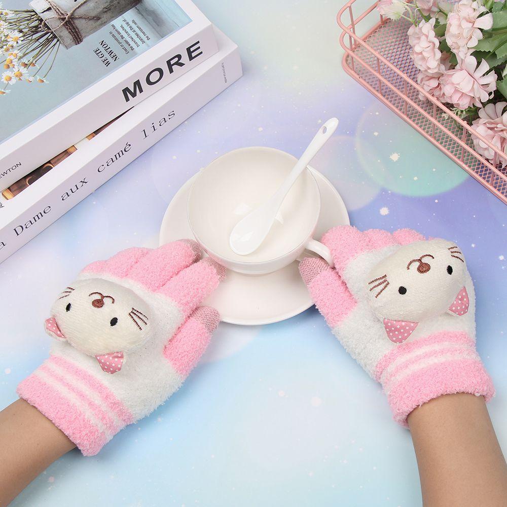 Găng Tay Len San Hô Kiểu Hoạt Hình Ngộ Nghĩnh Đáng Yêu