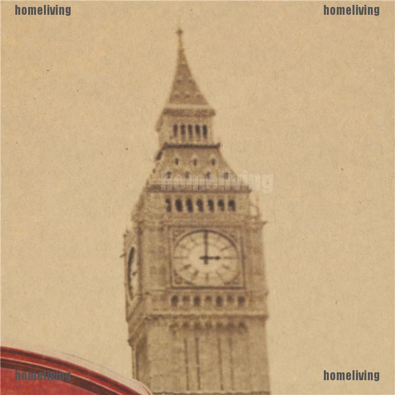 Poster Phong Cảnh Treo Tường Trang Trí Phong Cách retro