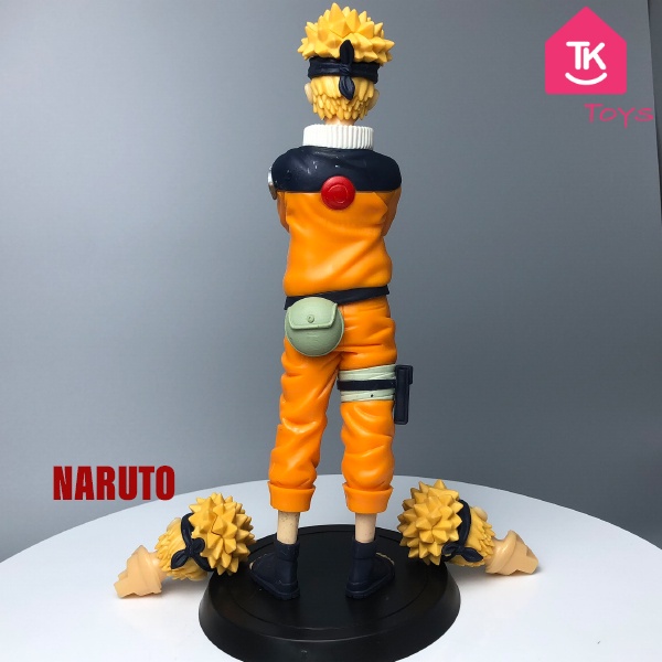 Mô Hình Trang Trí Nhân Vật Naruto có 3 Đầu 3 Trạng Thái Khách Nhau Cao 25cm - Figure Naruto Cao Cấp TOys