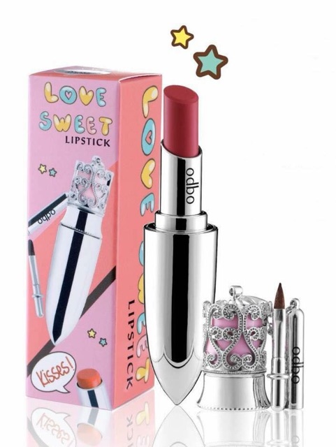 Son Môi Lì ODBO LOVE SWEET Lipstick 3,2g - Thái Lan