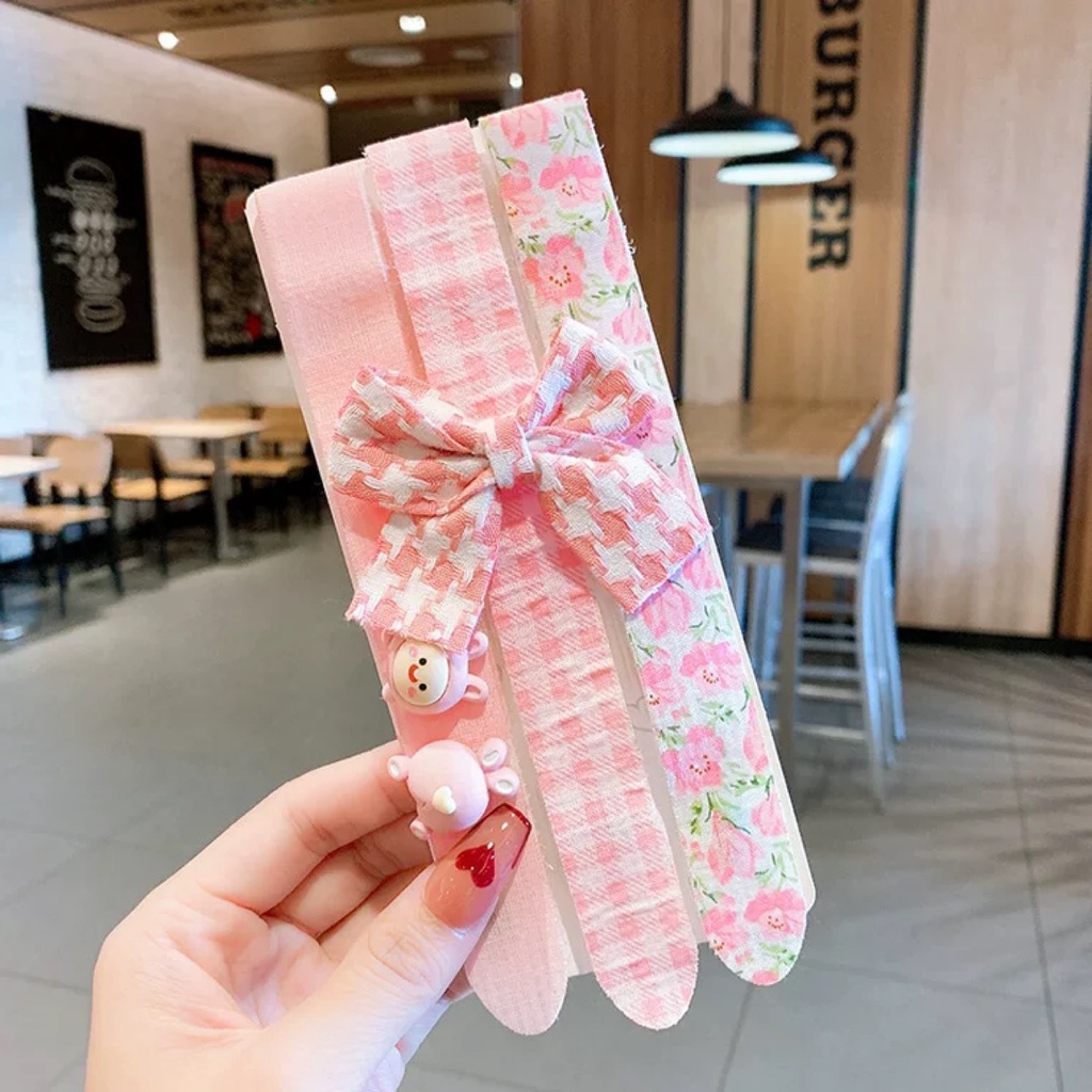 Set 3 cài tóc cho bé màu sắc ngọt ngào - UniLabel