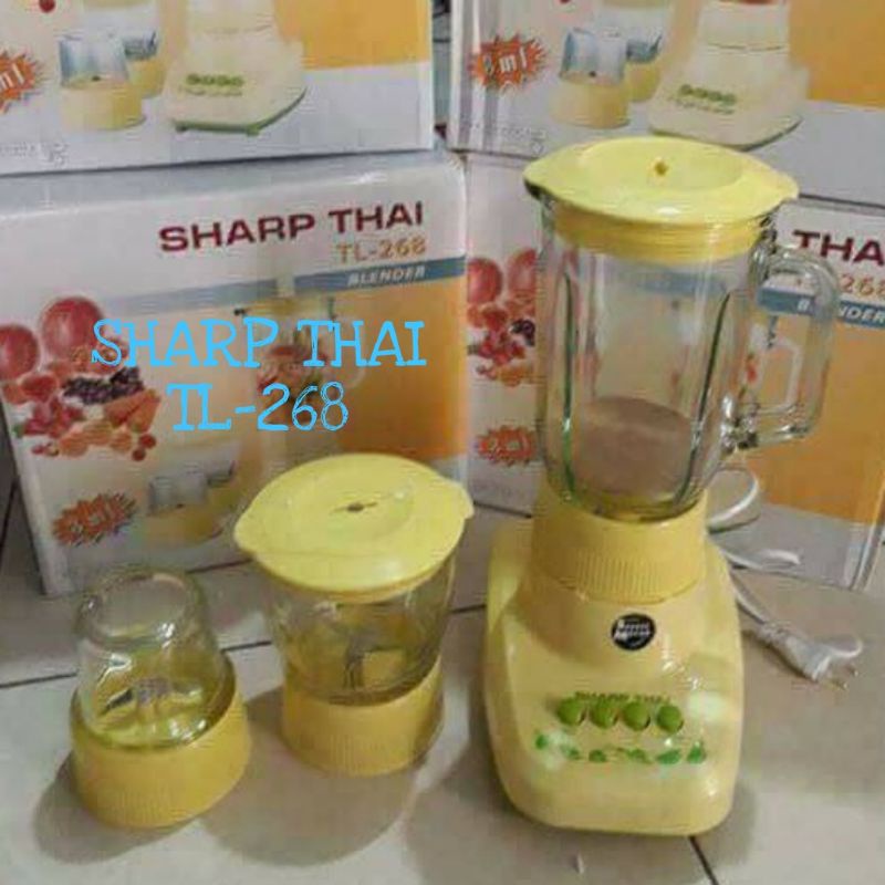 (LINH KIỆN CHÍNH HÃNG) CỐI THỦY TINH MÁY XAY SINH TỐ SHARP THAI TL-268 &amp; KS - T1888